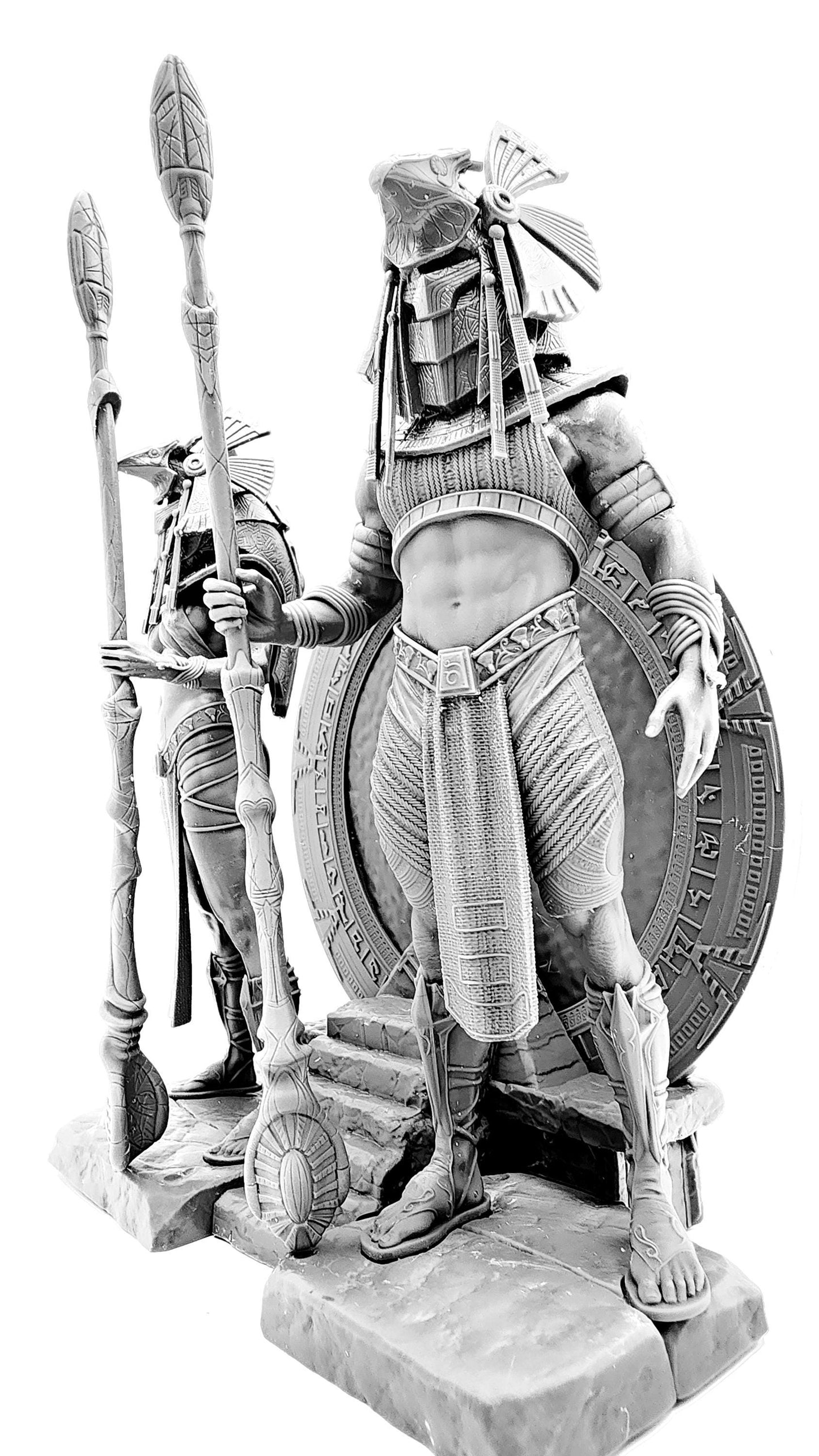 3D 14k resin printed STARGATE / Horus Goards Desktop Decoration, Statue.