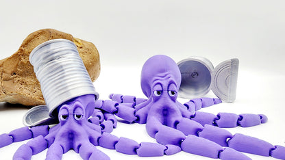 3D printed Gus, the Octopus articulate, sensory toy, fidget.