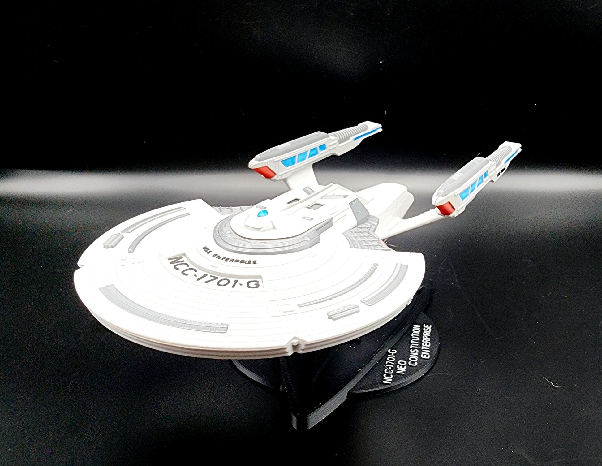 3D printed Star Trek Enterprise-G Neo Constitution Class. Desktop Decoration, Ornament, Action Figure.