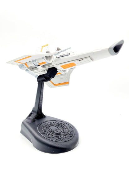 3D printed Battlestar Galactica Viper Mark I. Desktop Decoration. Fan art.