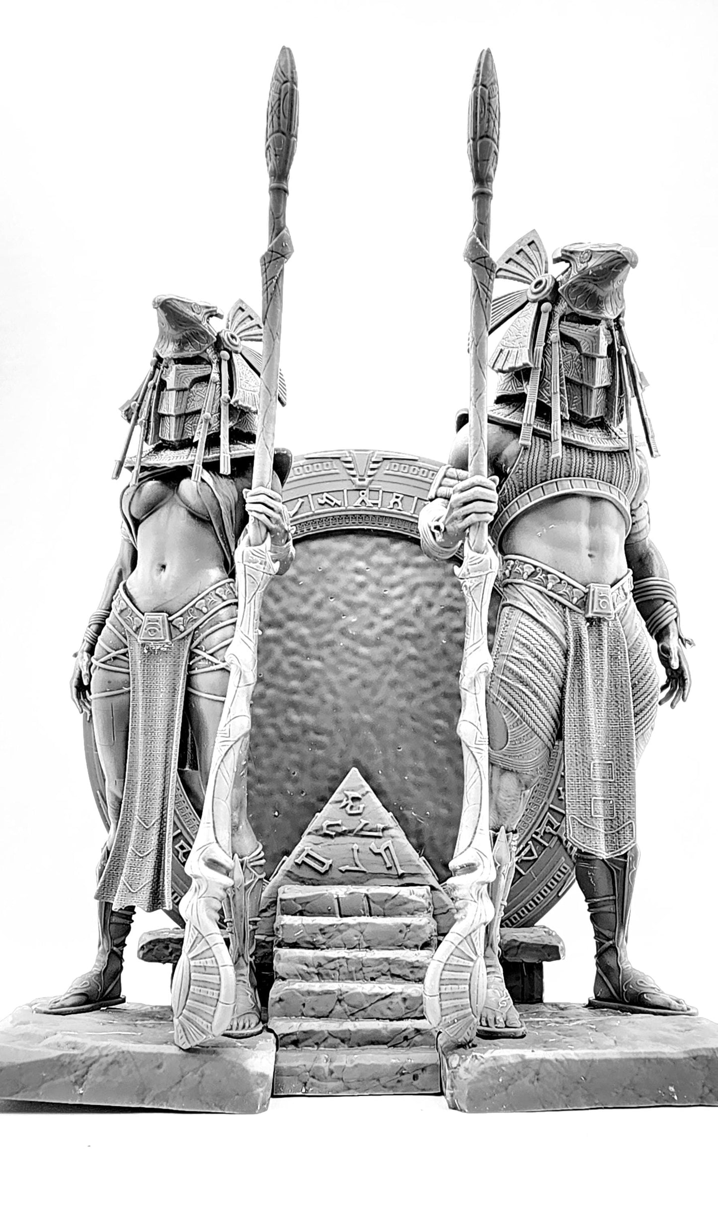 3D 14k resin printed STARGATE / Horus Goards Desktop Decoration, Statue.