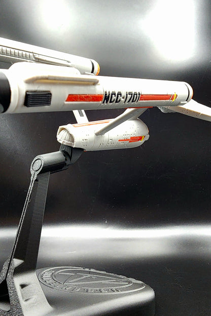 3D Printed Star Trek USS Enterprise NCC-1701. Fan art. Action Figure.