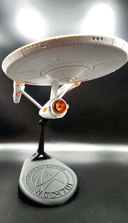 3D Printed Star Trek USS Enterprise NCC-1701. Fan art. Action Figure.