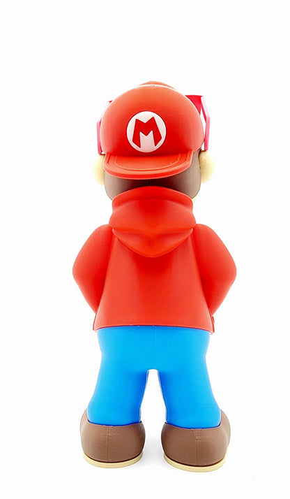 3D printed "Chilled" Mario action figure, statue, desktop decoration.