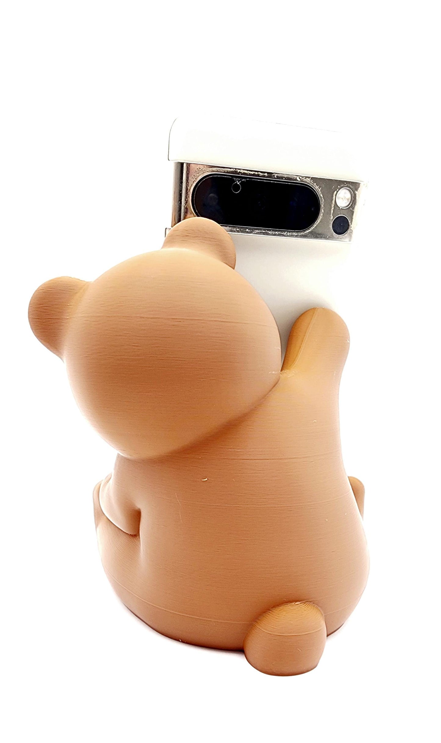 3D printed Beary Handy Phone Holder.