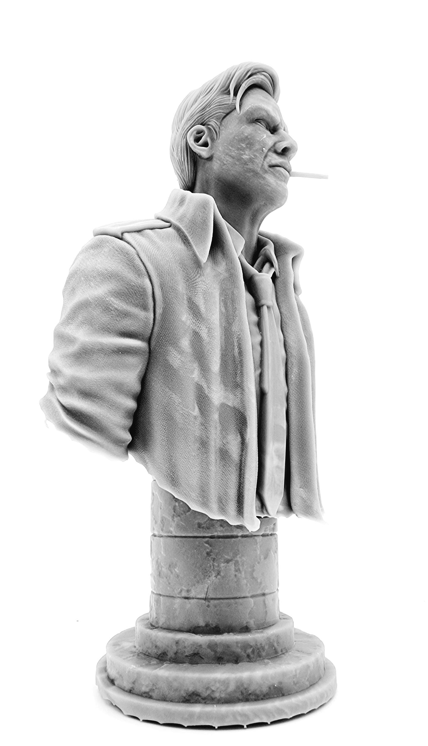 3D 14k resin printed John Constantine bust, desktop decoration.