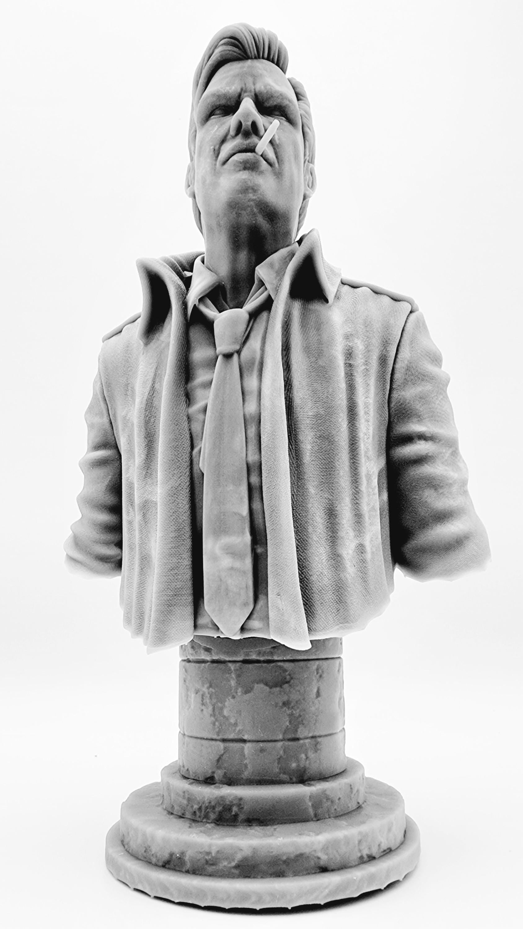 3D 14k resin printed John Constantine bust, desktop decoration.