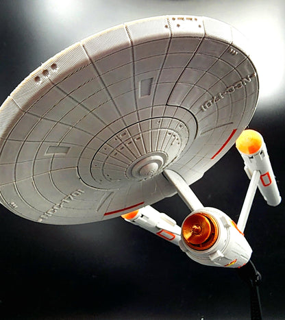 3D Printed Star Trek USS Enterprise NCC-1701. Fan art. Action Figure.