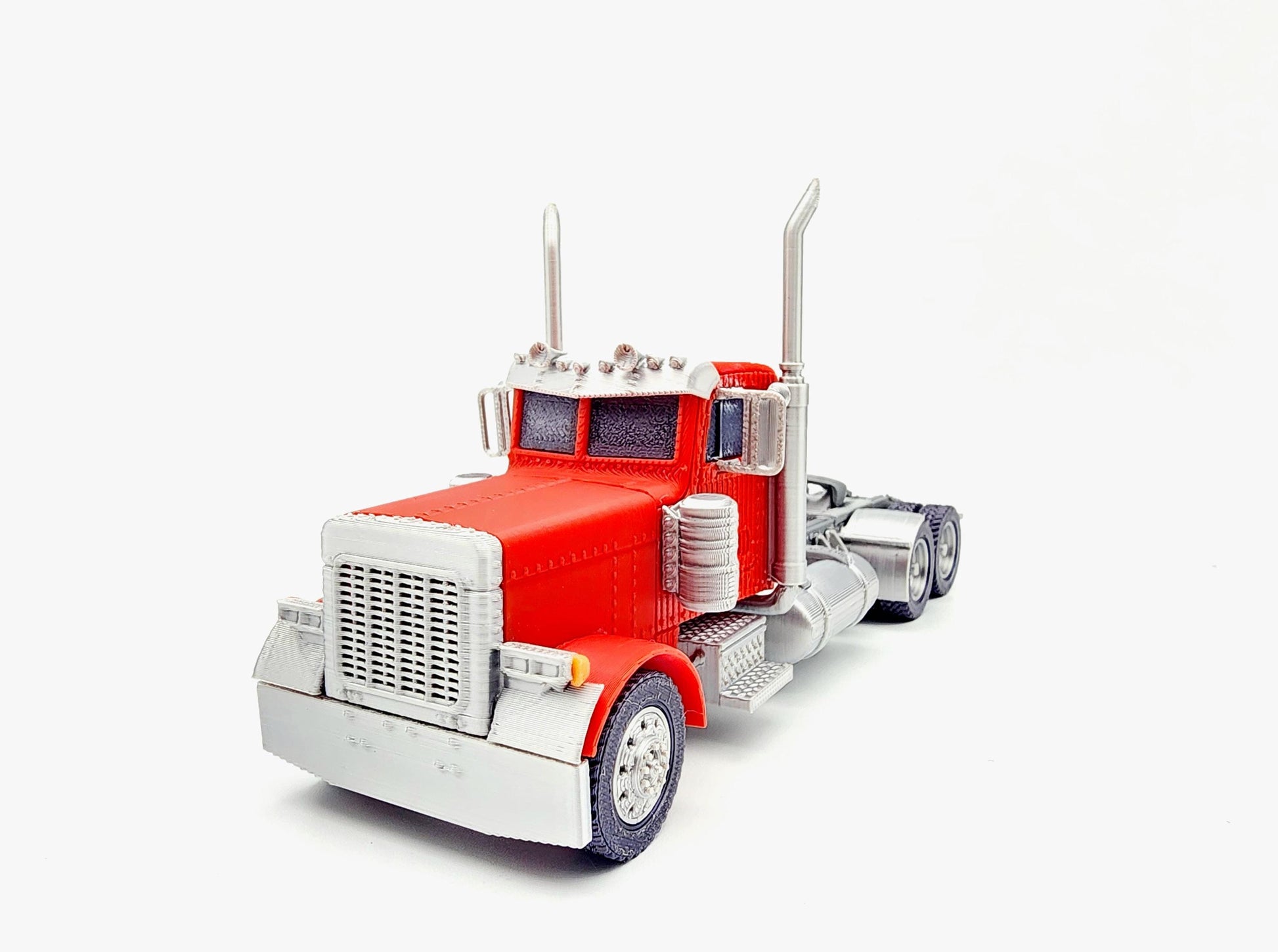 3D printed Peterbilt 379 desk decoration, action figure.